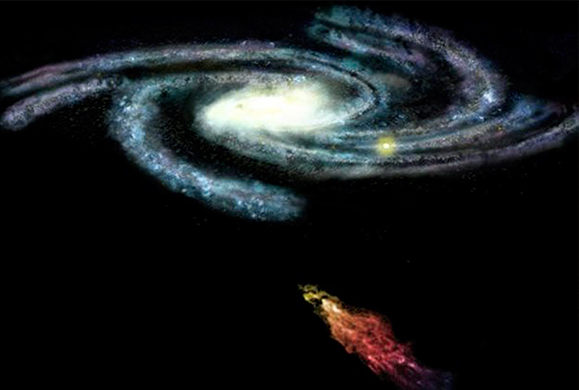Ενα μυστηριώδες νέφος βρίσκεται σε τροχιά σύγκρουσης με τον γαλαξία μας