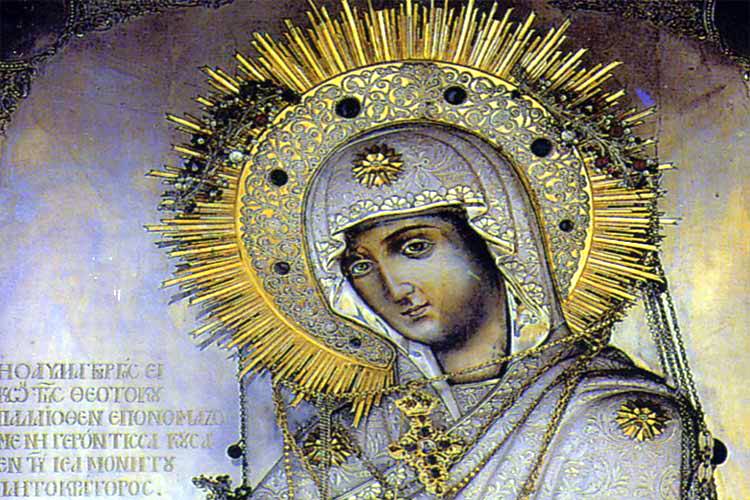 Η Ιερά Εικόνα Παναγίας Γερόντισσας  από το Άγιον Όρος στην Επανομή Θεσσαλονίκης